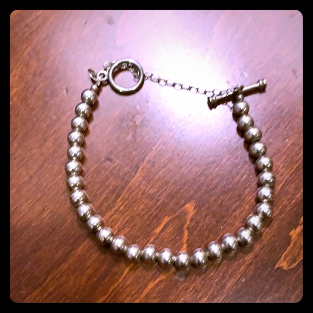 Silpada bead bracelet, 1, sterling silver
